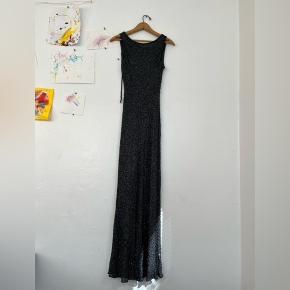 Vintage 100% Silk Stenay Beaded Dress - Picture 6 of 9